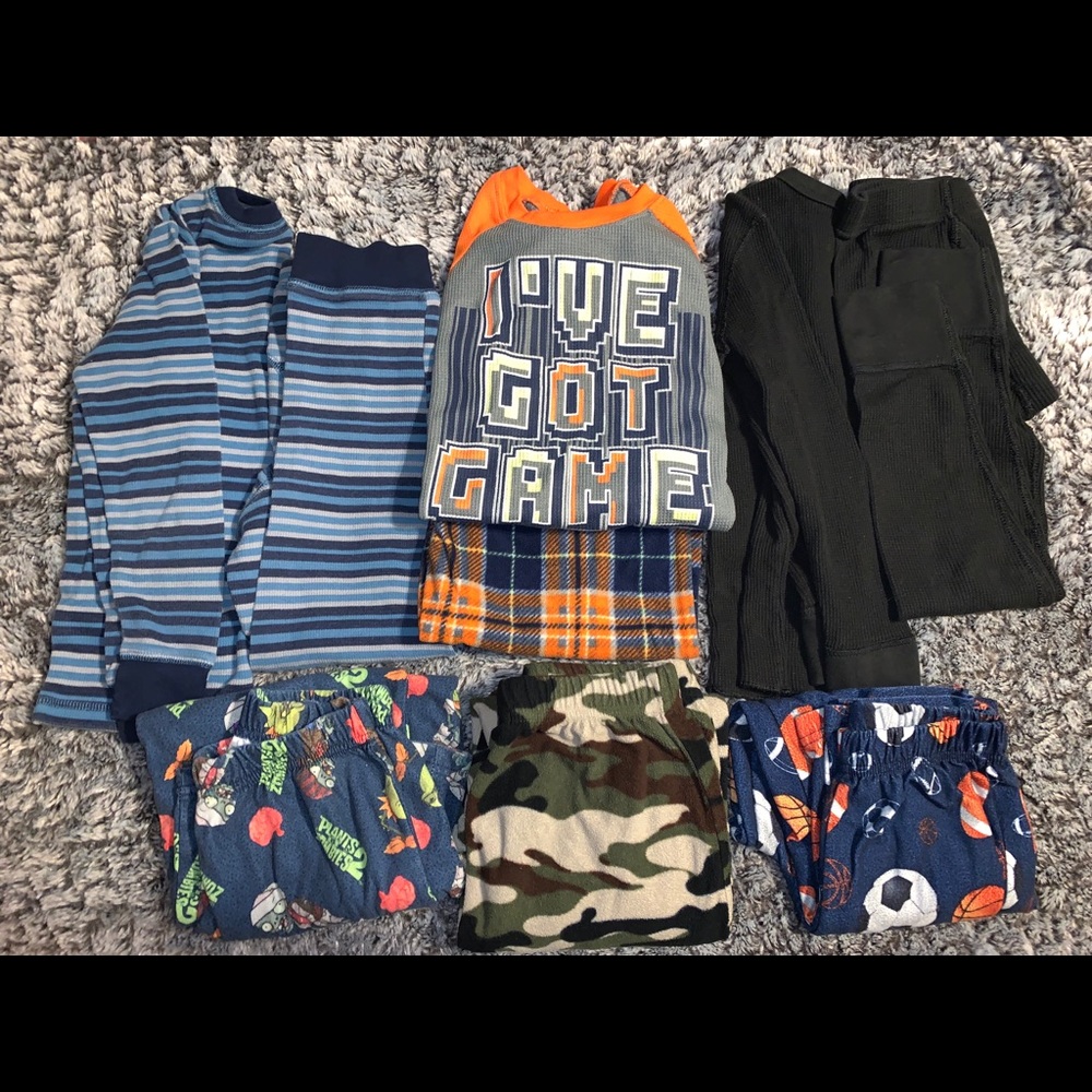 Boys 6/7 Pajama lot GUC